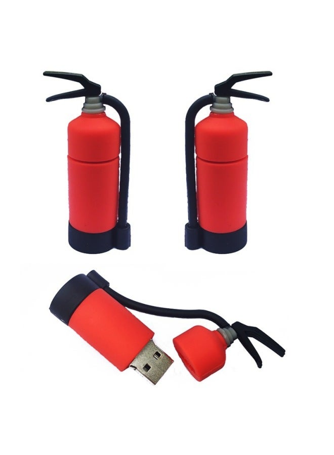 Loquat Fire Creative Gifts U Disk Fire Extinguisher U Disk Simulation Safety Helmet U Disk 119 Fire Prevention Publicity Class Gifts-Color:Fire Extinguisher A-Capacity:32GB  - Image 4