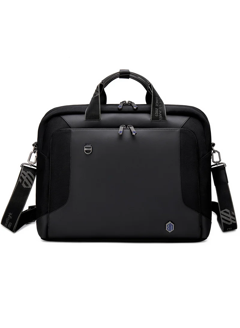 ARCTIC HUNTER Shoulder Laptop Bag Anti Theft 15.6 Inch Laptop Compartmented Messenger Bag with Adjustable Shoulder Strap for Men and Women GW0004 Black
