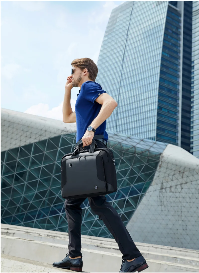 أركتيك هانتر Shoulder Laptop Bag Anti Theft 15.6 Inch Laptop Compartmented Messenger Bag with Adjustable Shoulder Strap for Men and Women GW0004 Black