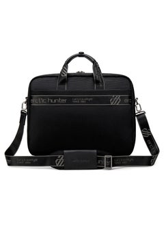 ARCTIC HUNTER Shoulder Laptop Bag Anti Theft 15.6 Inch Laptop Compartmented Messenger Bag with Adjustable Shoulder Strap for Men and Women GW0004 Black  - Image 4
