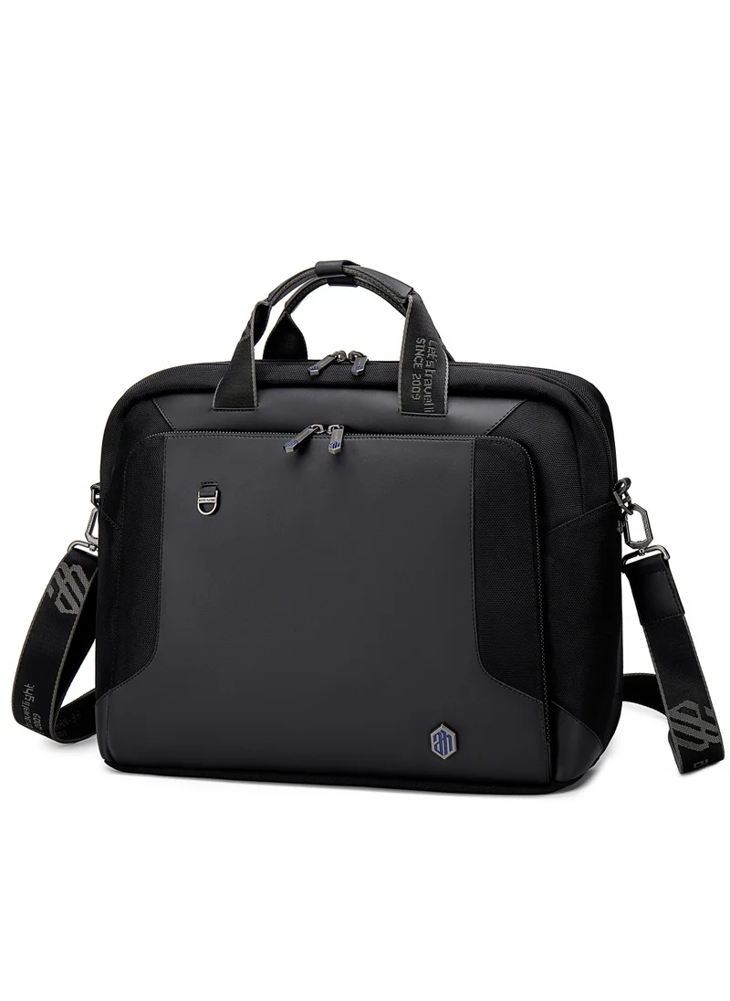 أركتيك هانتر Shoulder Laptop Bag Anti Theft 15.6 Inch Laptop Compartmented Messenger Bag with Adjustable Shoulder Strap for Men and Women GW0004 Black