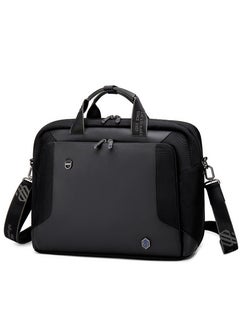 ARCTIC HUNTER Shoulder Laptop Bag Anti Theft 15.6 Inch Laptop Compartmented Messenger Bag with Adjustable Shoulder Strap for Men and Women GW0004 Black  - Image 1