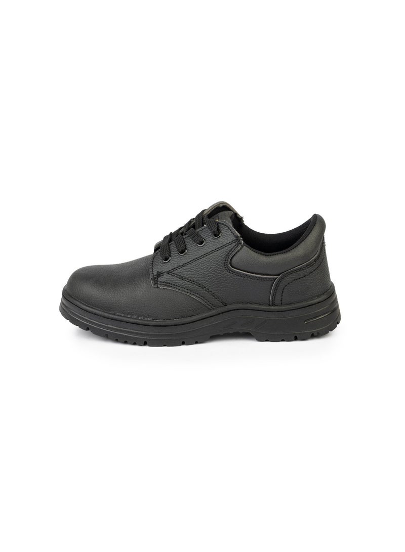 SAFE WORK Safework Low Cut Men Safety Shoes, PU Leather - Steel Toe, Slip Resistant, Black - Image 4