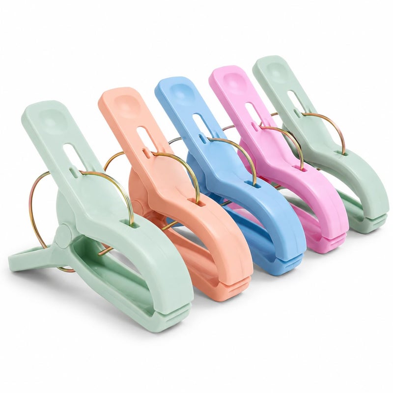 Heavy Duty Blanket Fastener Clips Set of 4, Large Bedding Clips for Comforters, Quilts and Duvet Covers, Secure Non-Slip Bed Organizer, Imported Quality