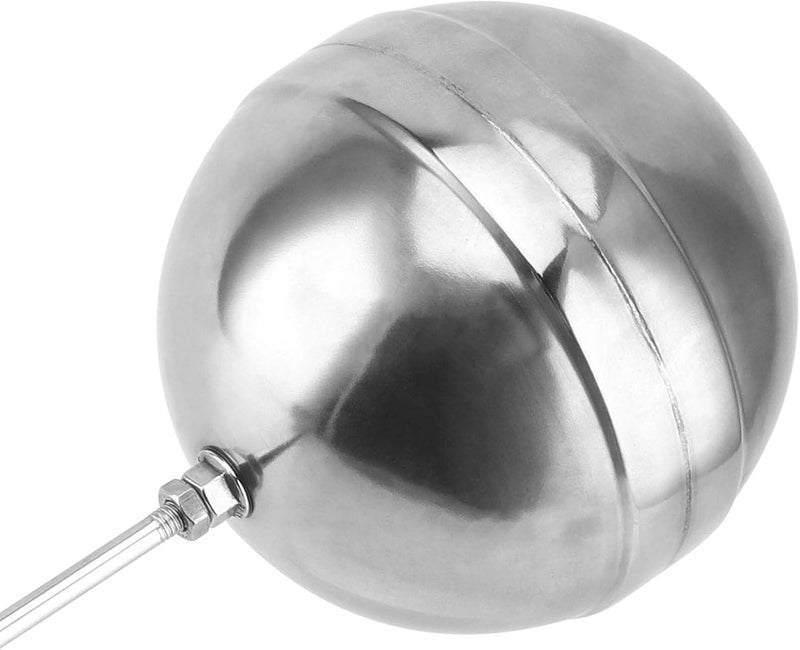 JAPCHET 4 Pcs Stainless Steel Float Ball Valve 34 Inch DN20 Adjustable Water Tank Floating Ball Valve Switch Automatic Brass Toilet Valve Float Valves for Stock Tank Pool Water Level Control - Image 3