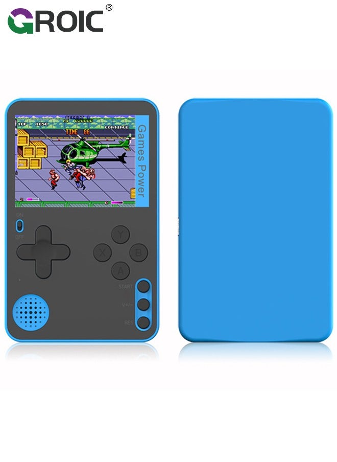 GROIC Handheld Gaming Console, Mini Card Portable Magnetic Console, 500 in 1 Retro Game Emulator, 2.5 Inch Screen, with USB Charger for Kids, Toddlers, Audlts  - Image 1