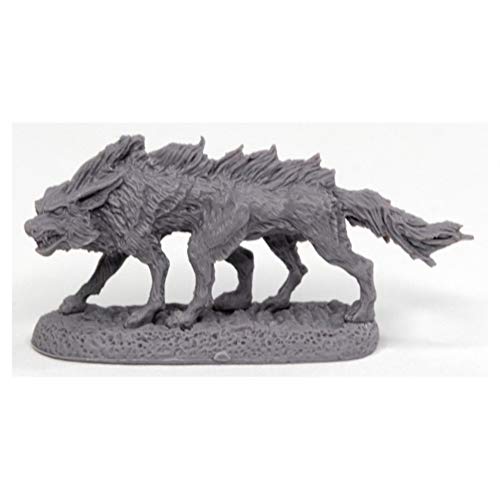 Reaper Miniatures 44025 Bloodwolf Bones Black Fantasy Miniature - Image 1