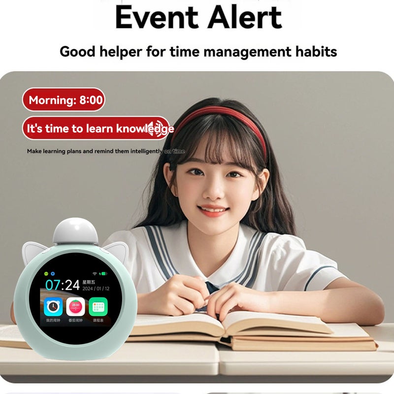AI Big Data Model Smart Alarm Clock Student Learning Machine Enlightenment Machine Children's Early Education Robot Time Treasure - Image 2