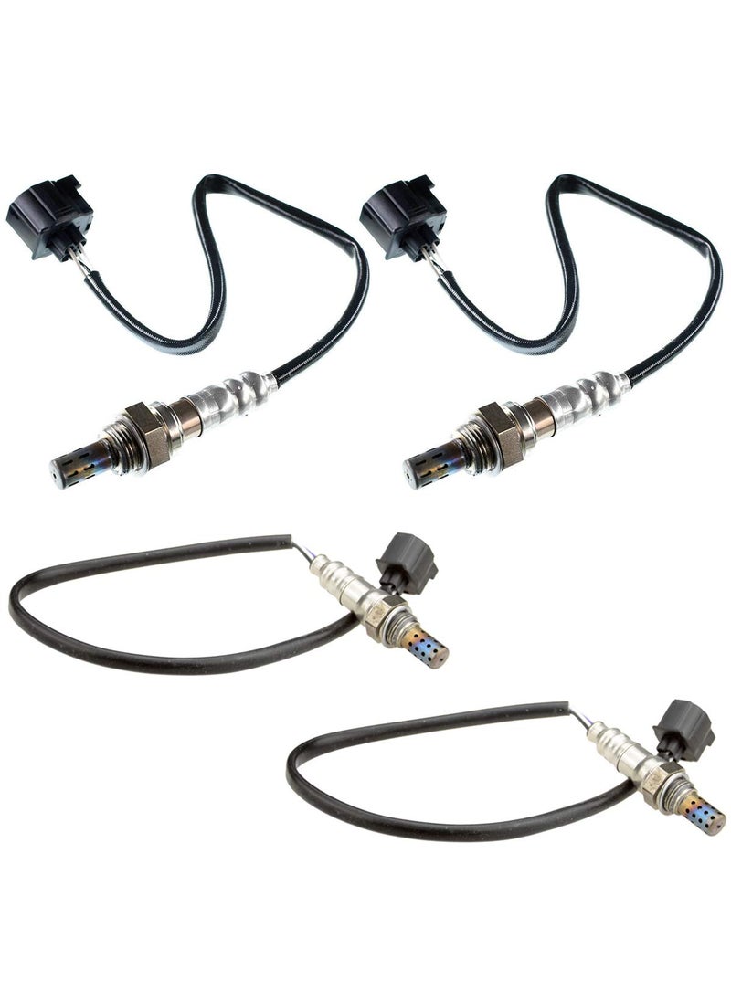 YHTAUTO Set of 4 Upstream and Downstream O2 Oxygen Sensor Replacement for Jeep Wrangler JK Series 2007-2009 V6 3.8L Only  - Image 1