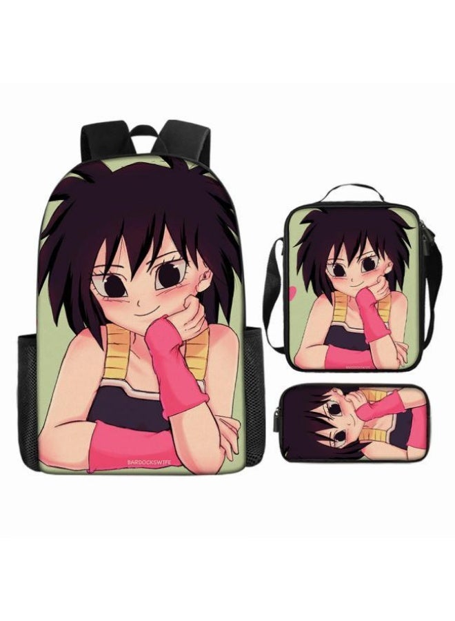 عام حقيبة الظهر المطبوعة الشائعة - مجموعة حقيبة الظهر المكونة من ثلاث قطع (يمكن استخدامها للطلاب والأطفال والأصدقاء للنزهات وتسلق الجبال وما إلى ذلك) - 48 - Image 2