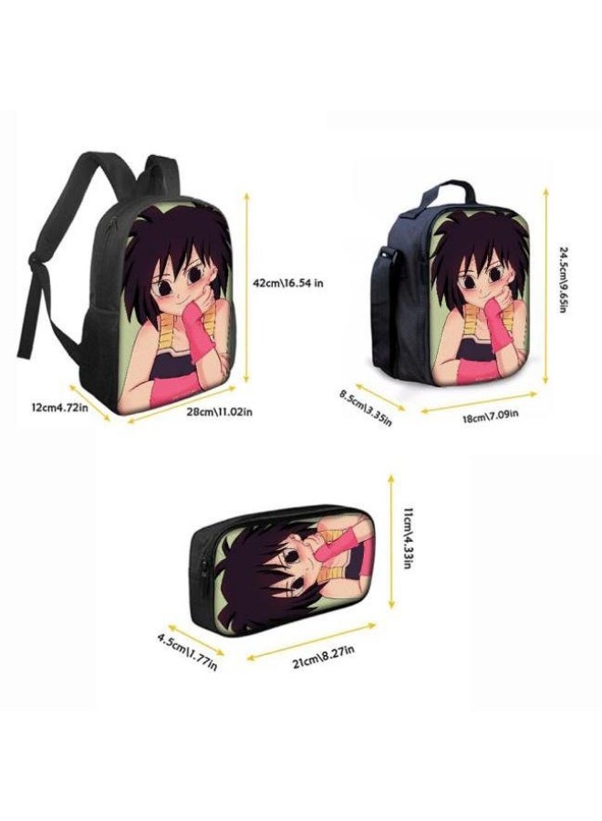 عام حقيبة الظهر المطبوعة الشائعة - مجموعة حقيبة الظهر المكونة من ثلاث قطع (يمكن استخدامها للطلاب والأطفال والأصدقاء للنزهات وتسلق الجبال وما إلى ذلك) - 48 - Image 3