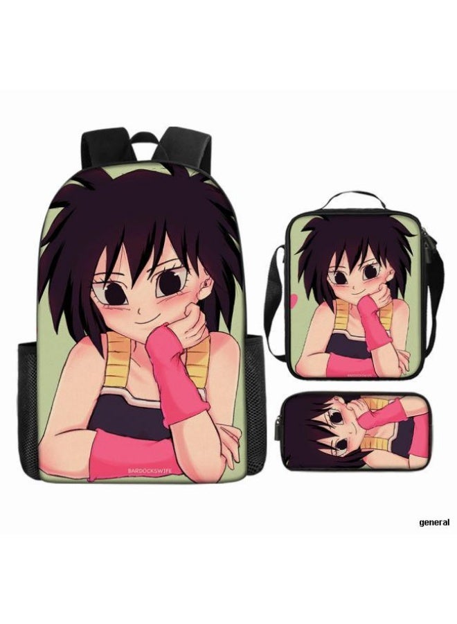 عام حقيبة الظهر المطبوعة الشائعة - مجموعة حقيبة الظهر المكونة من ثلاث قطع (يمكن استخدامها للطلاب والأطفال والأصدقاء للنزهات وتسلق الجبال وما إلى ذلك) - 48 - Image 1