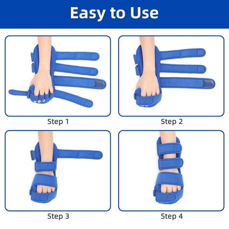 Fanwer Resting Hand Splint, Stroke Hand Therapy Equipment for Stroke Recovery Patients, Carpal Tunnel Syndrome, Arthritis, Tendinitis, Metacarpal Breaks (Medium Left) - Image 5