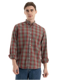 Shirt Men's, Stylish, Oxford Cotton ,GREY, Multicolor