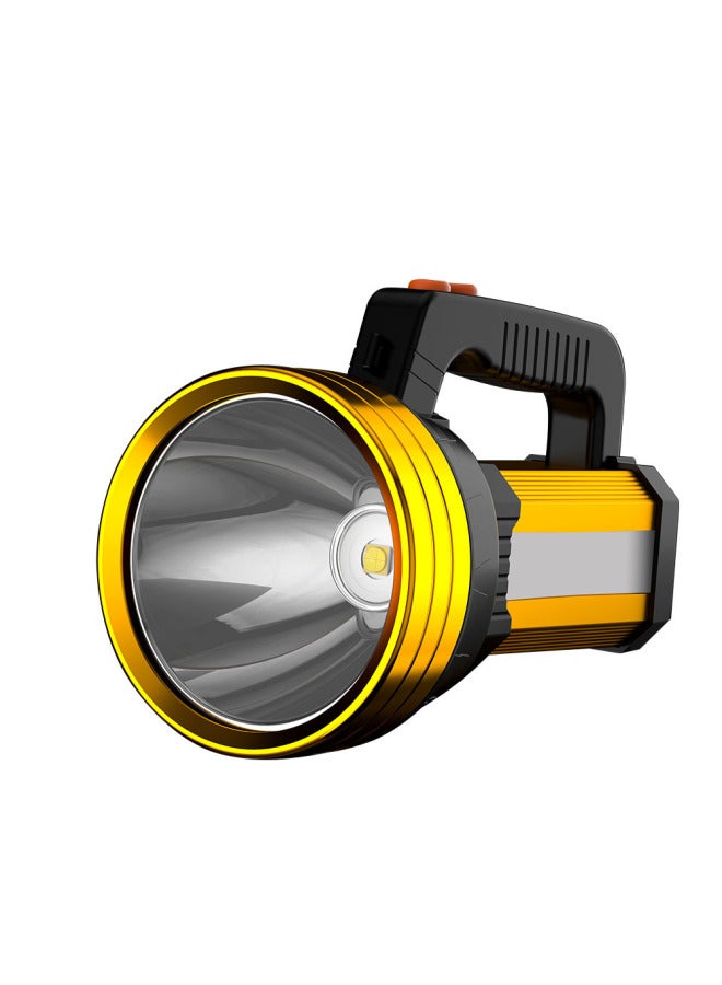 LED Flashlight Convenient Charging Portable Searchlight Large Capacity Multi-function Lithium Wholesale-Color:Z15-70 Gold  - Image 1