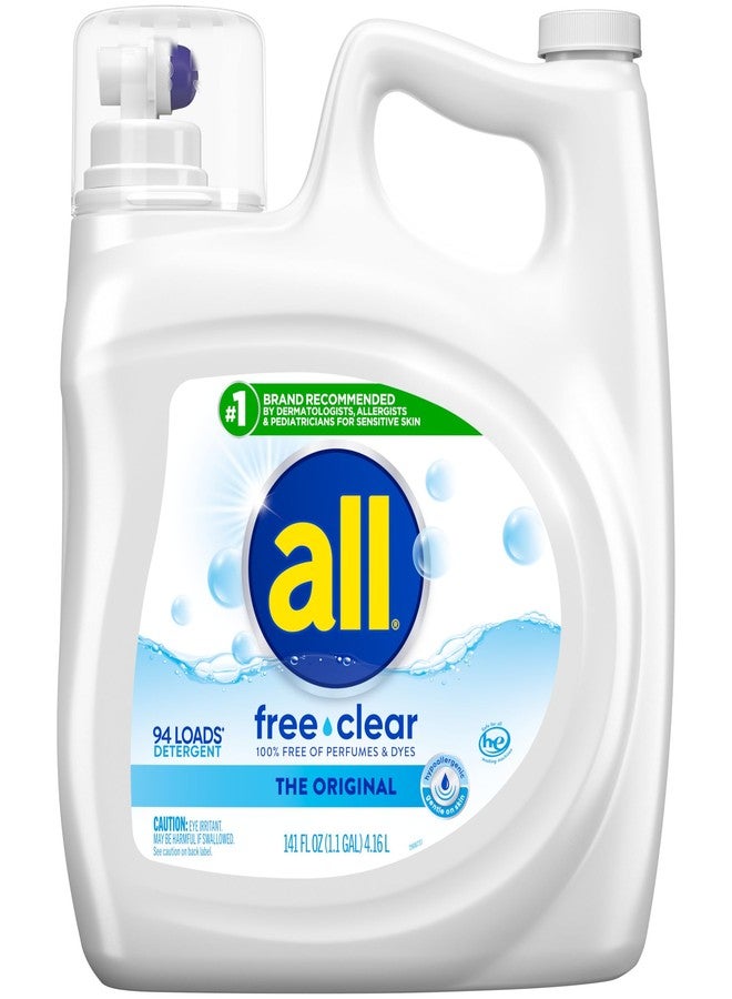 all Liquid Laundry Detergent Free Clear, 141 Ounce, 94 Loads - Image 1