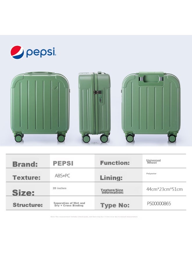 Pepsi Luggage, Carry-on Suitcase For Men, Trolley Case For Women, 20-inch Small Lightweight Stylish Spinner Wheel Travel Suitcase With Combination Lock - Image 3