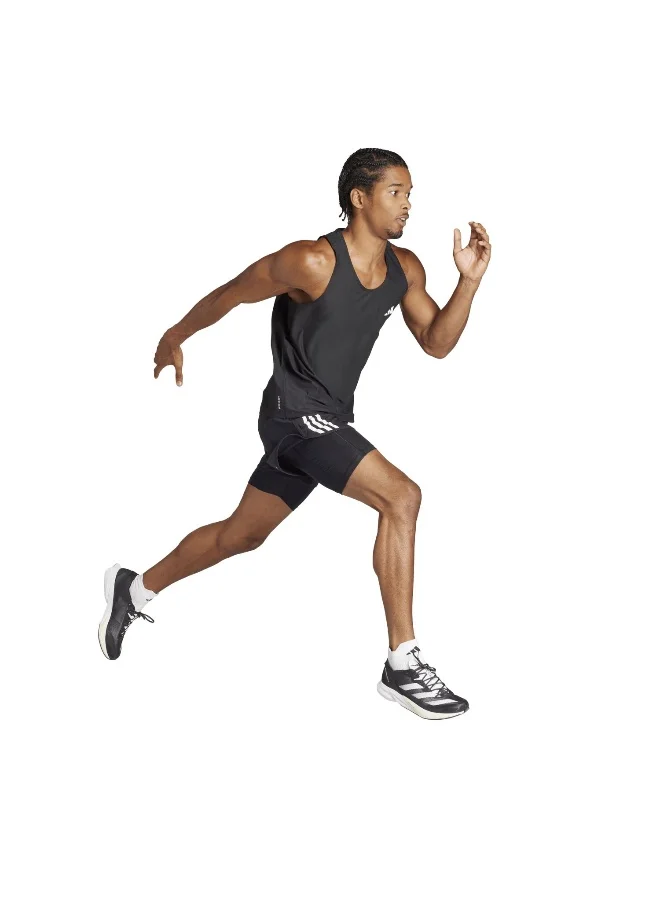 Adidas Otr B Tank Black Running Tops For Men XS