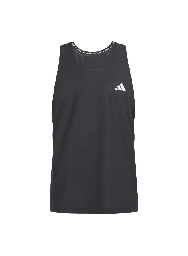 Adidas Otr B Tank Black Running Tops For Men XS - Image 1