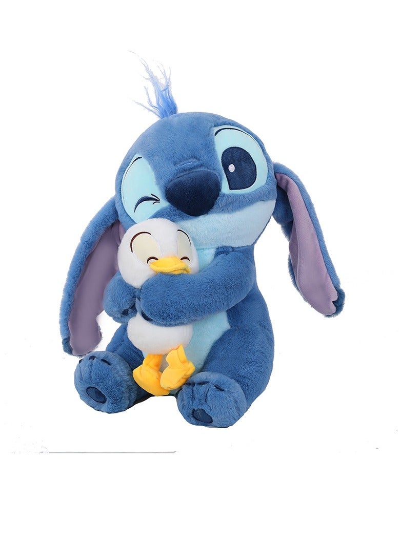 general New 45cm duck Stitch plush toy doll children's bed sleeping doll for children, girls birthday gift - Image 1