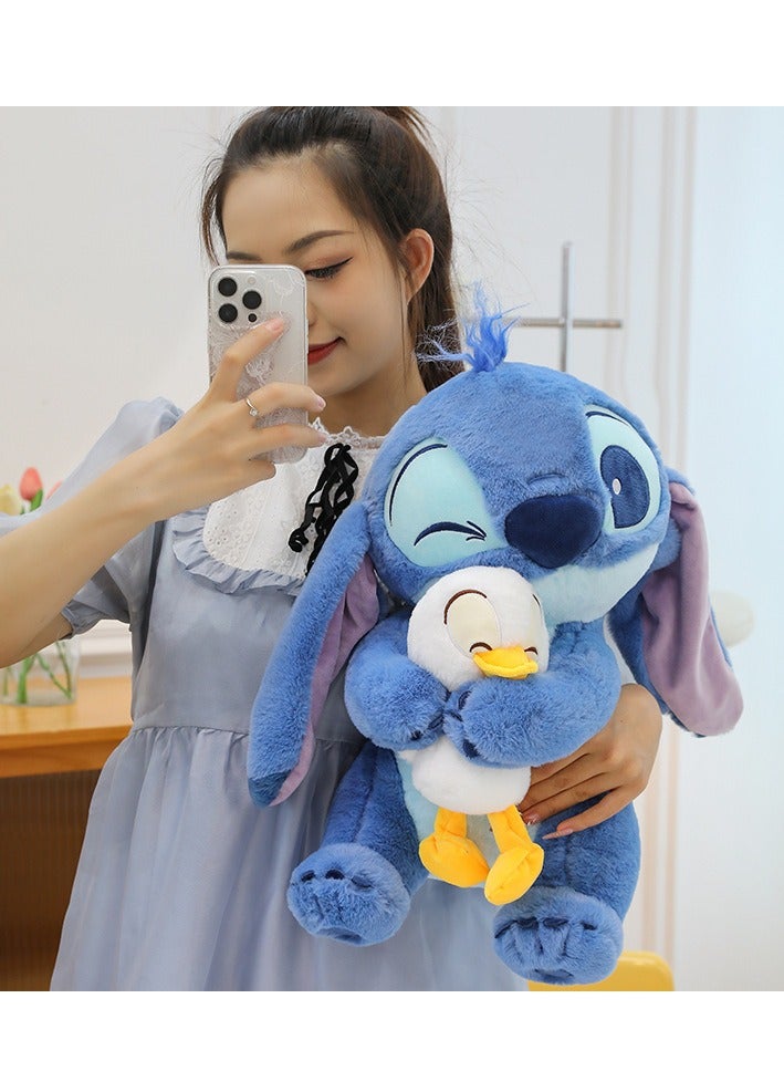 general New 45cm duck Stitch plush toy doll children's bed sleeping doll for children, girls birthday gift - Image 3
