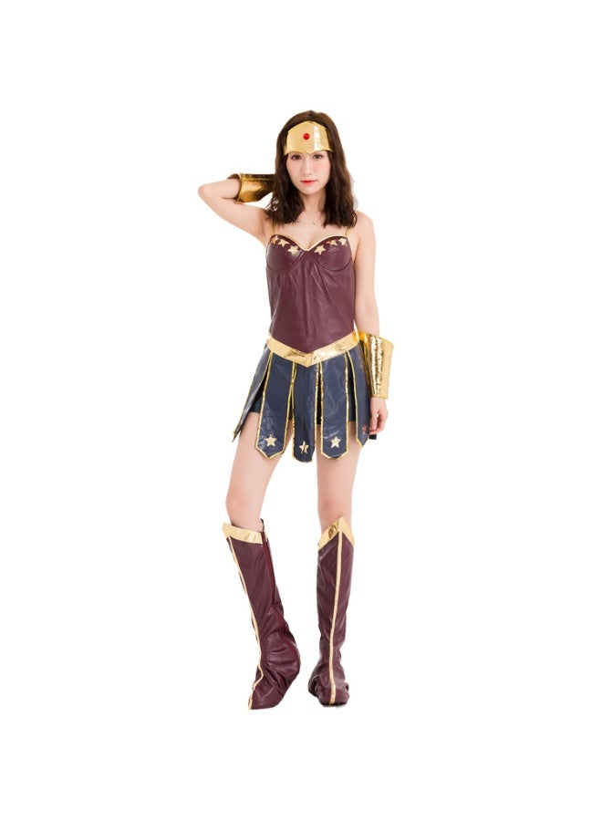 Wonder Woman  Justice League Power Girl  Superhero Game Uniform - Image 3