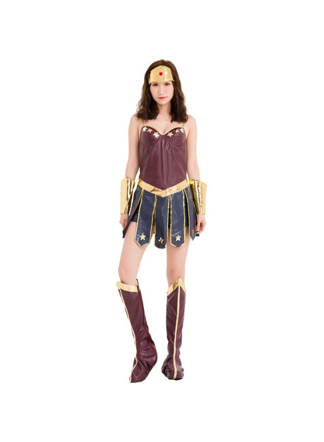Wonder Woman  Justice League Power Girl  Superhero Game Uniform - Image 4