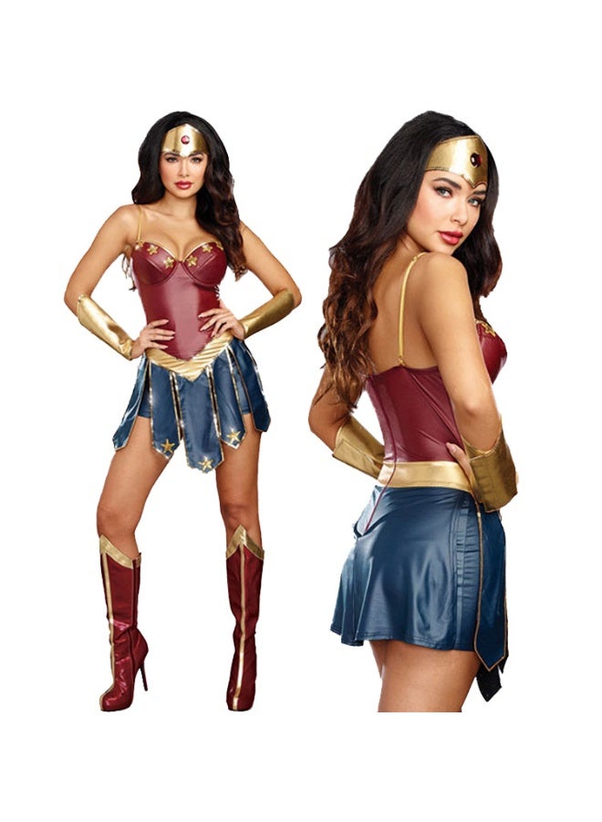 Wonder Woman  Justice League Power Girl  Superhero Game Uniform - Image 1