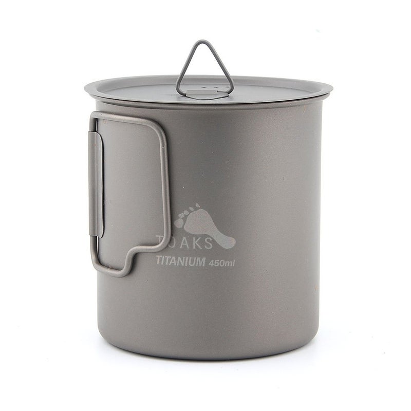 Toaks Titanium Camping Cup 450Ml (Cup-450 With Lid) - Image 2
