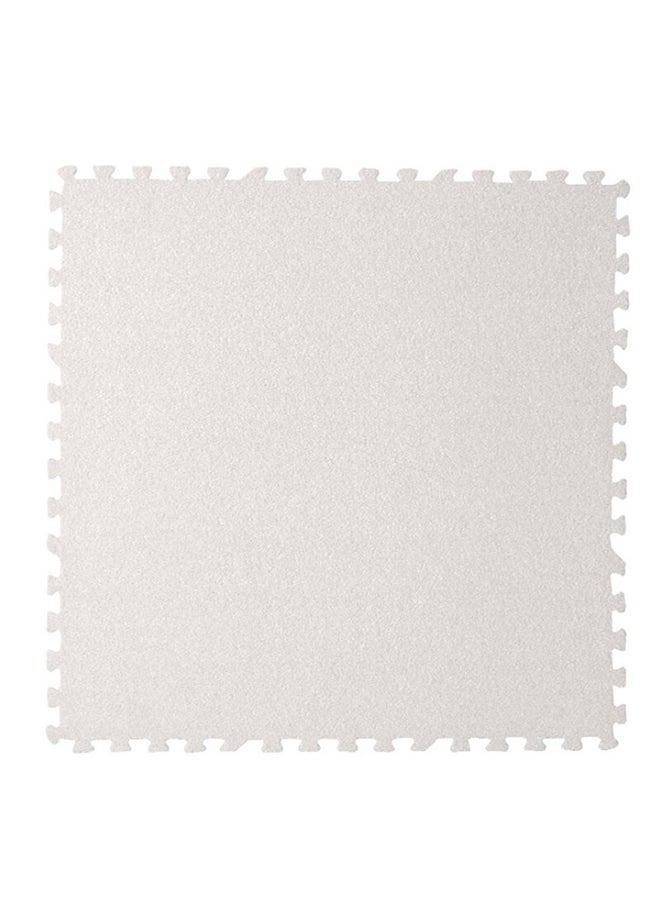 NIBEMINENT Anti-Slip Splice Crawl Mat White 40 x 60cm