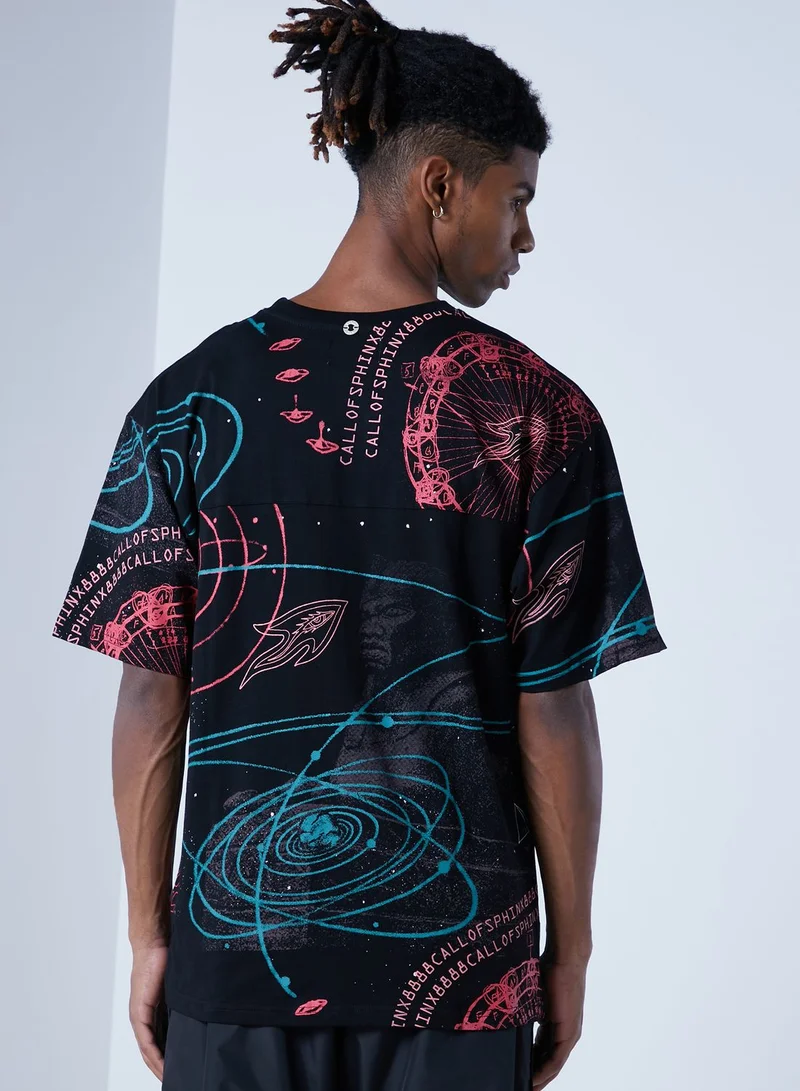 Grimey Call Of Yore AOP T-Shirt
