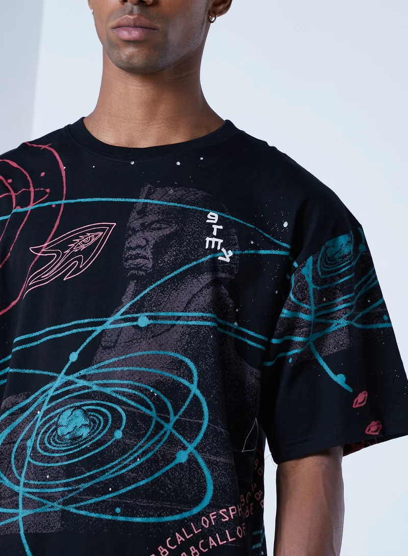 Grimey Call Of Yore AOP T-Shirt