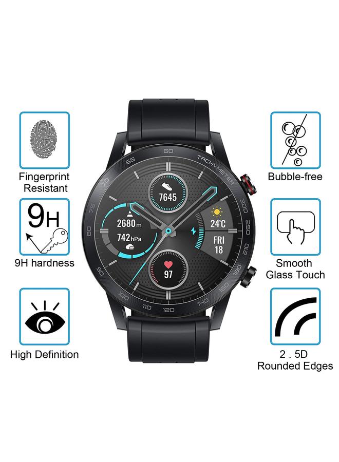 إيروريكس واقي شاشة من الزجاج المقوى 2.5D 9H لهاتف Huawei Honor Magic Watch2 بسمك 0.26 مم - Image 3