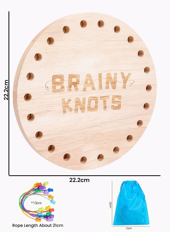 Eoptify Kids Rope Puzzle Game  Brain Teaser Toy for Boys & Girls  Colourful Travel Friendly Knot Untying Game Elastic Rope Puzzle with Storage Bag  Educational & Fun Activity for Children Game - Image 4