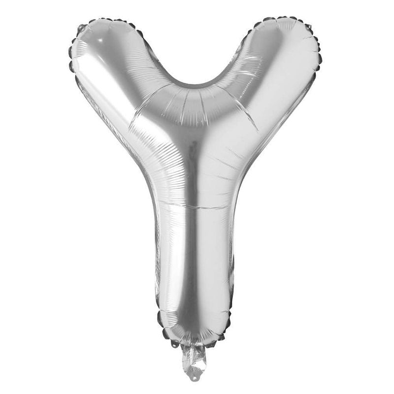 مانجو ايتالو واي الأبجدية حرف احباط بالون 16 بوصة مقاس فضي - Image 2