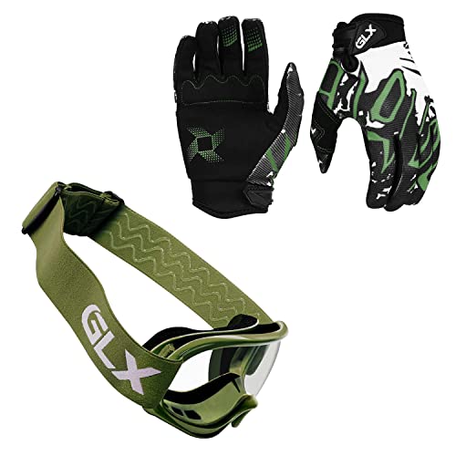 GLX GX623 Youth ATV/Dirt Bike Helmet Combo - Camo, Medium - DOT - Image 5