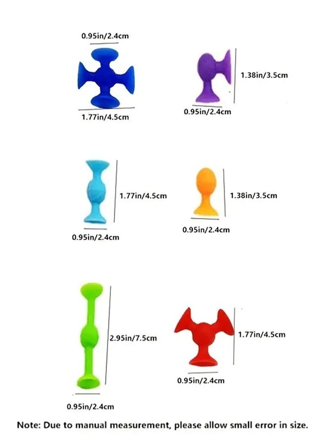 شيبشيب 11 قطعة، ألعاب مصاصة، ألعاب استحمام، مجموعة بناء من السيليكون، ألعاب كتل DIY، ألعاب مصاصة، ألعاب حوض الاستحمام، لعبة حسية للأطفال من 3 إلى 8 سنوات من الأولاد والبنات - Image 2