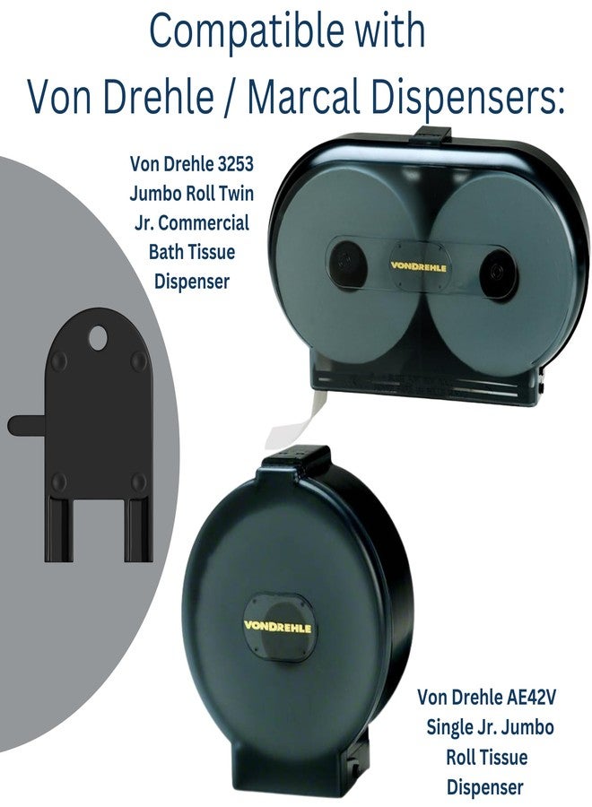 Robby's Cloud Key for Von Drehle Paper Towel Dispensers - Key 2145995 Compatible with Von Drehle and Marcal Center-Pull Paper Towel and Jumbo Bath Tissue dispensers (1 Pack) - Image 4