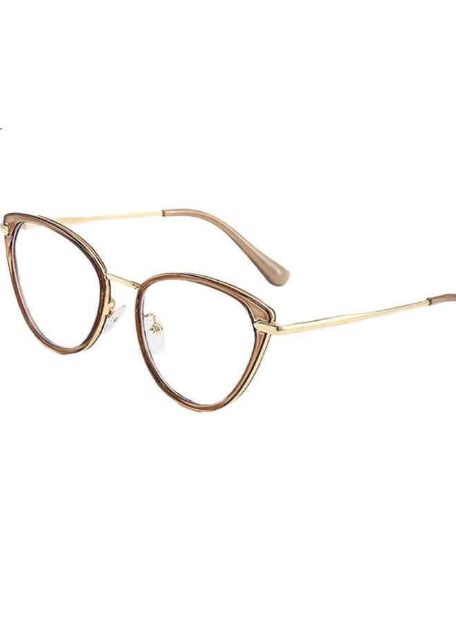 Boshide Anti-Blue Light Glasses, Non-Prescription Glasses, Cat Eye Glasses, Anti-Radiation Glasses, Protective Eyewear For Women, Pastoral Ice Coffee - Image 3