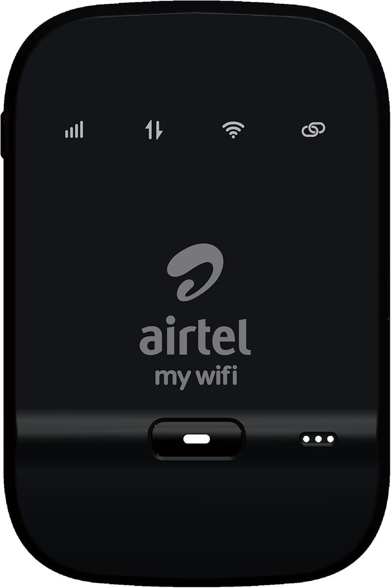 Airtel مجدد - بطاقة بيانات نقطة اتصال 4G من Airtel مع بطارية BLA سعة 2300 مللي أمبير باللون الأسود - Image 2