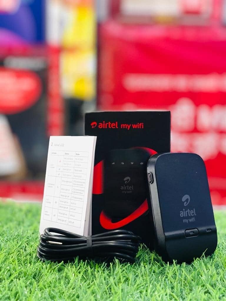 Airtel مجدد - بطاقة بيانات نقطة اتصال 4G من Airtel مع بطارية BLA سعة 2300 مللي أمبير باللون الأسود - Image 5
