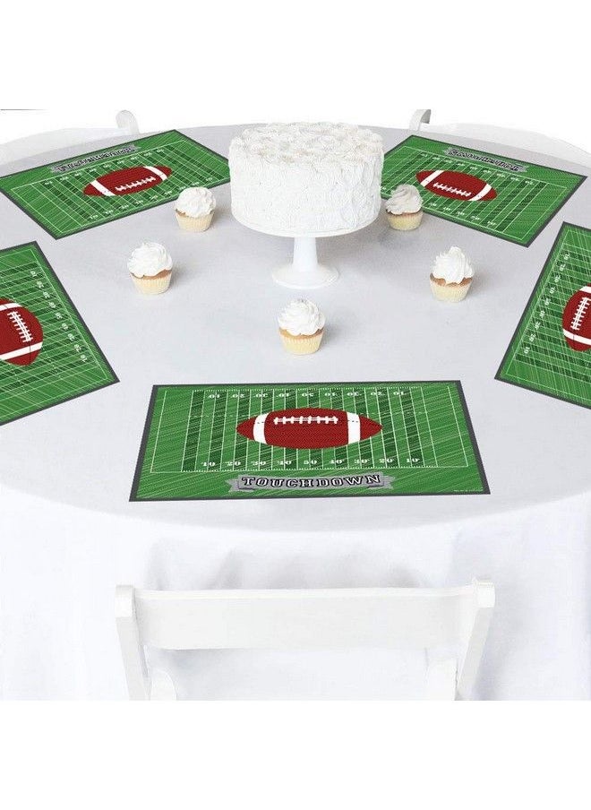 Big Dot of Happiness End Zone Football Paper Birthday Party Coloring Sheets Activity Placemats Set Of 16  - Image 4