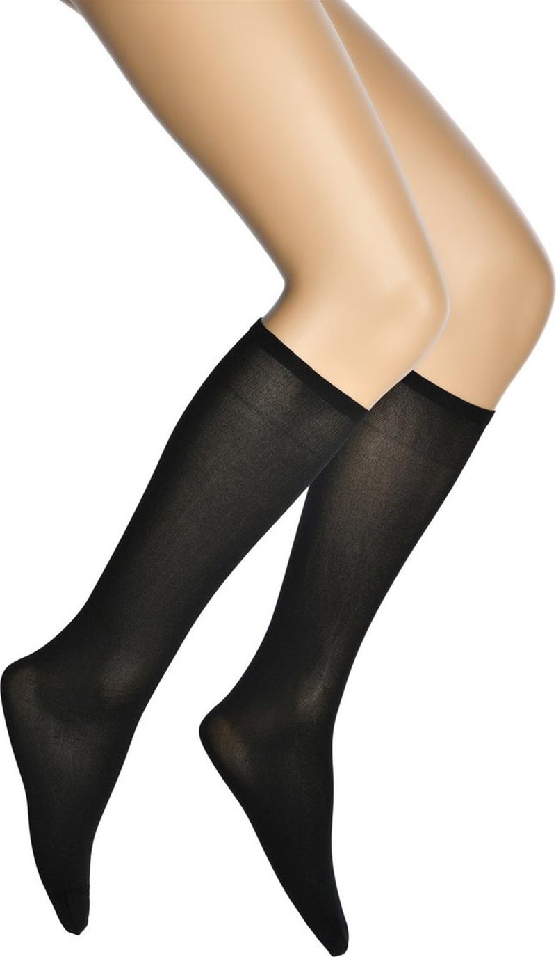 Dore Gold Thick Opaque Knee Length Women's Socks 