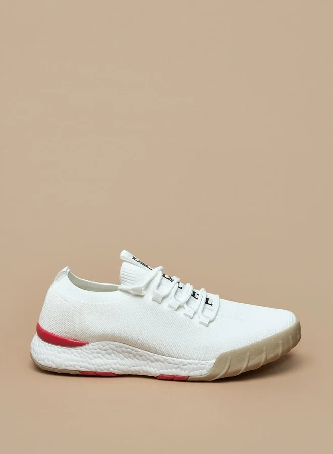 LBL by Shoexpress Textured Low Ankle Lace-Up Sports Shoes