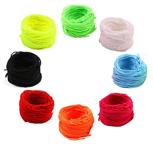 Penta Angel 80 Yoyo String (10 Each - Florescent Lime Green, Yellow, Orange，Blue ,Rose ,Red ,Black and White) - Image 1