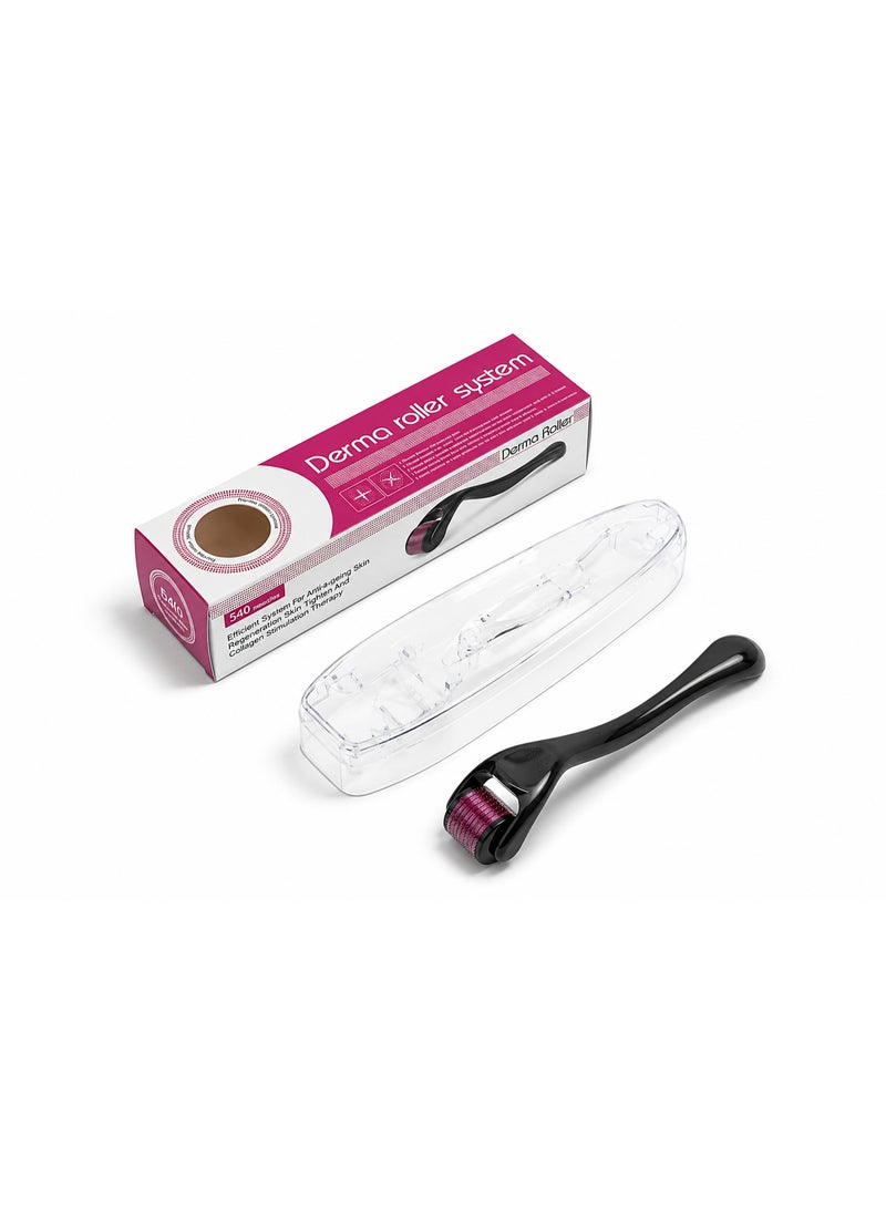 Derma Roller System with 540 Titanium Needles for Skin Rejuvenation - Image 1