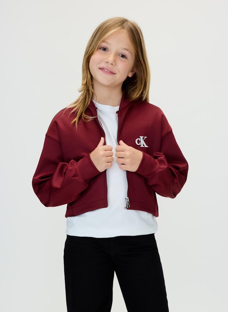 Calvin Klein Jeans Youth Logo Bomber Jacket - Image 1