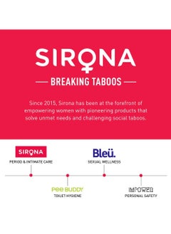 Sirona Tampons for Women, For Medium & Regular Flow, Biodegradable Tampons, FDA Approved 20 Pcs  - Image 2
