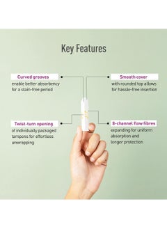 Sirona Tampons for Women, For Medium & Regular Flow, Biodegradable Tampons, FDA Approved 20 Pcs  - Image 4