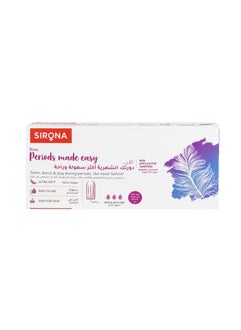 Sirona Tampons for Women, For Medium & Regular Flow, Biodegradable Tampons, FDA Approved 20 Pcs  - Image 1